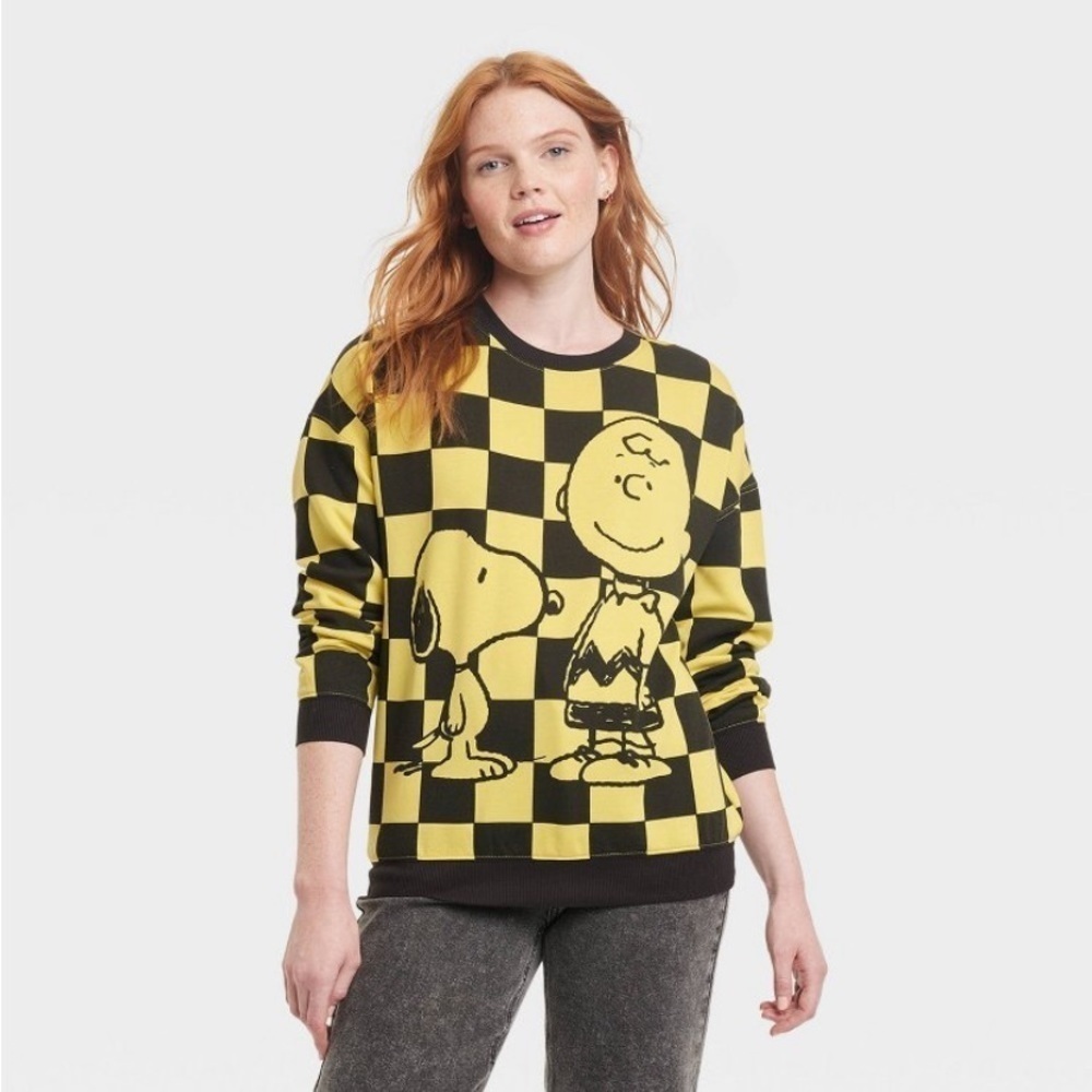 Women's Snoopy Cozy Graphic Sweatshirt -
Yellow M